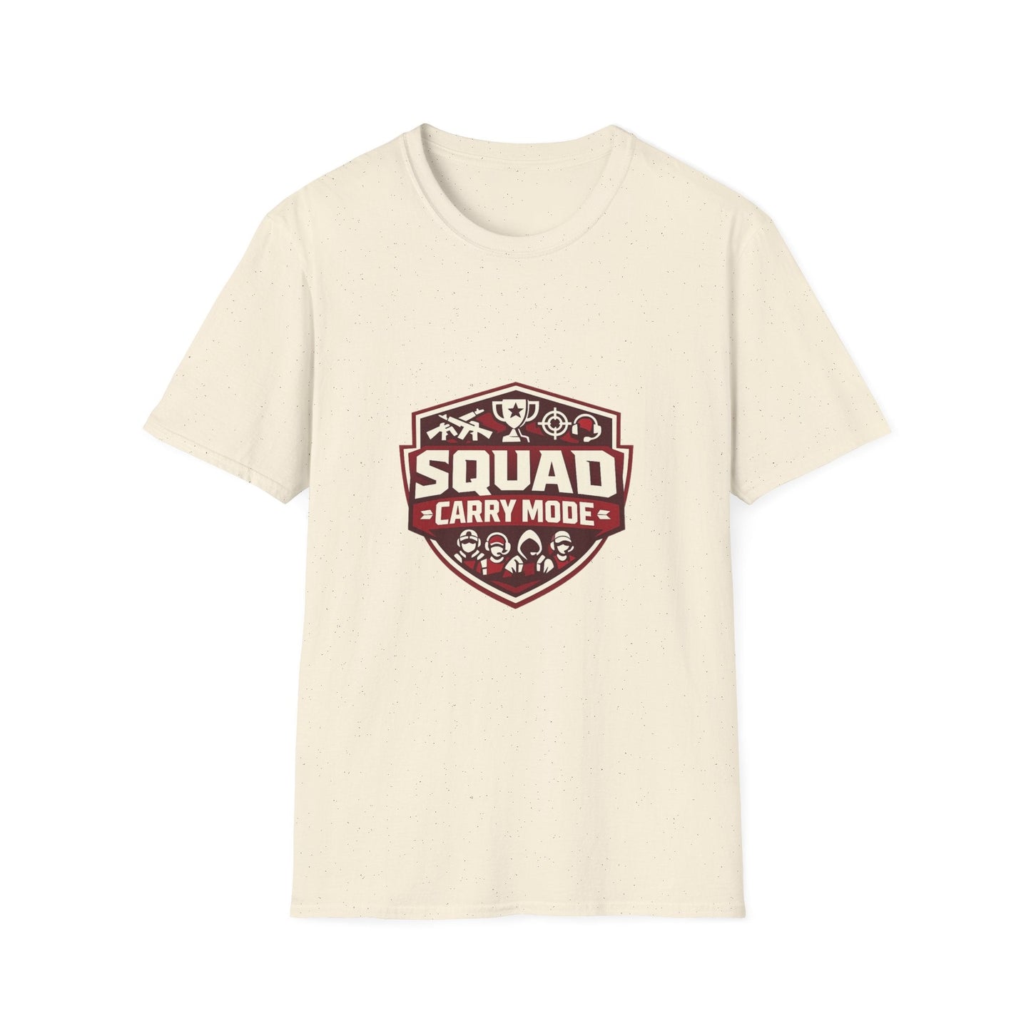 Squad Carry Mode T-Shirt — Gamer Team Logo Tee Printify