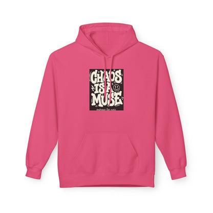 Chaos Is A Muse Hoodie — Retro Psychedelic Graphic Pullover Printify