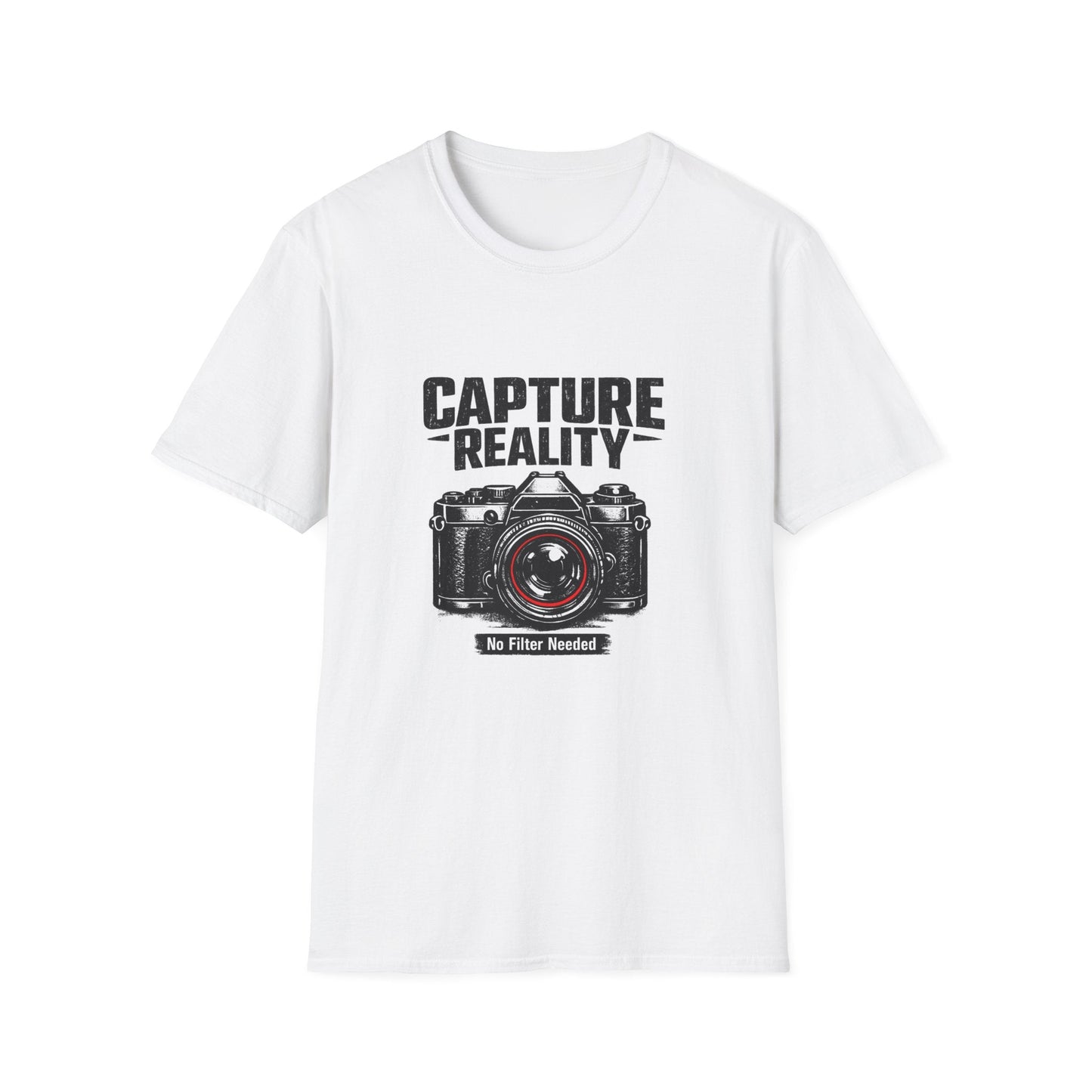 Photography T-Shirt — "Capture Reality" Camera Tee (No Filter Needed) Printify