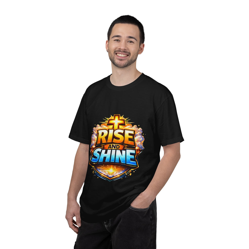 T-Shirt — "Rise and Shine" Christian Inspirational Graphic Tee