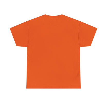 Minimal Circle Split Tee — Modern Graphic White T‑Shirt Printify