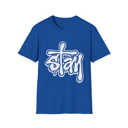Stay Graffiti T-Shirt — Urban Streetwear Tee with Bold Script