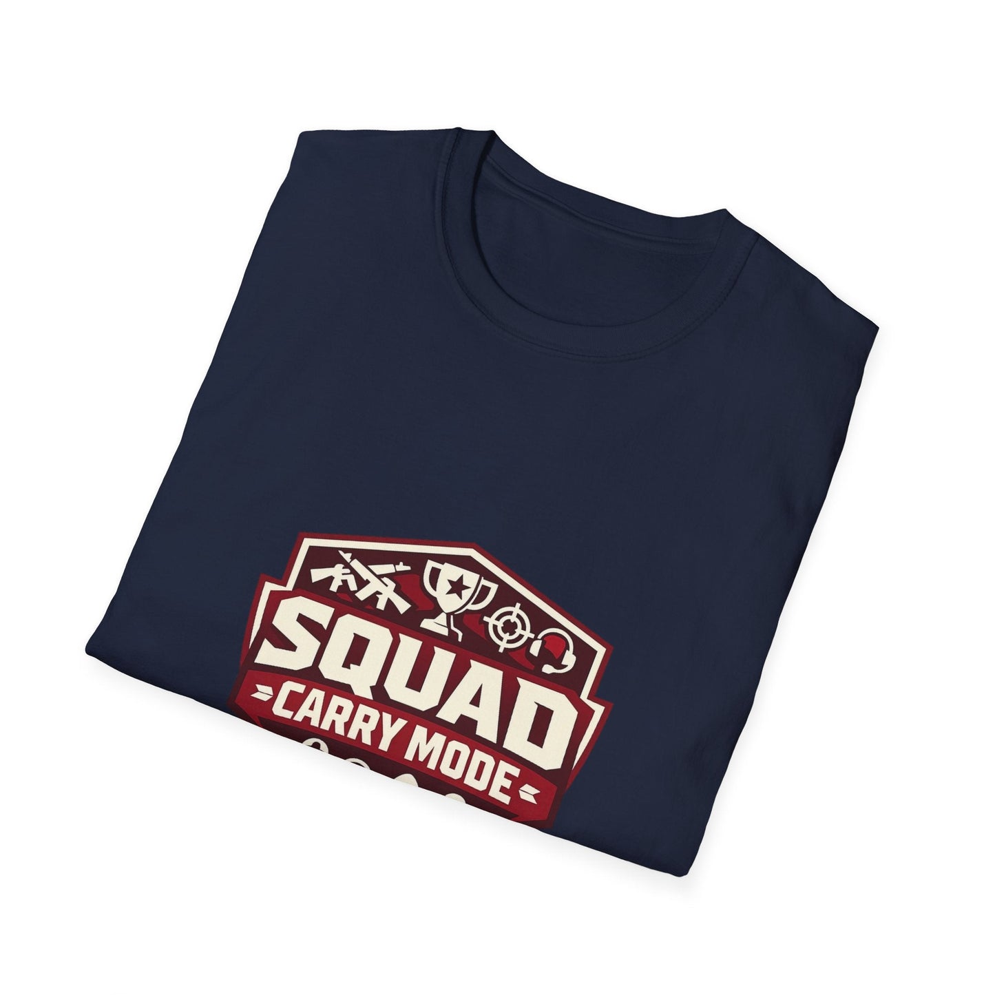 Squad Carry Mode T-Shirt — Gamer Team Logo Tee Printify