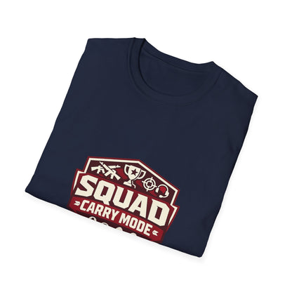 Squad Carry Mode T-Shirt — Gamer Team Logo Tee Printify