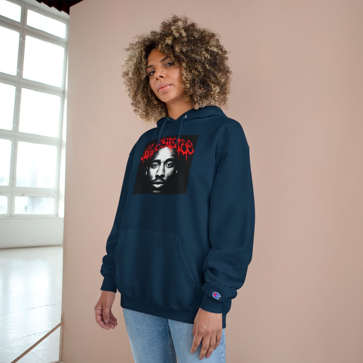 'Victorious' Graphic Hoodie - Champion Style Printify