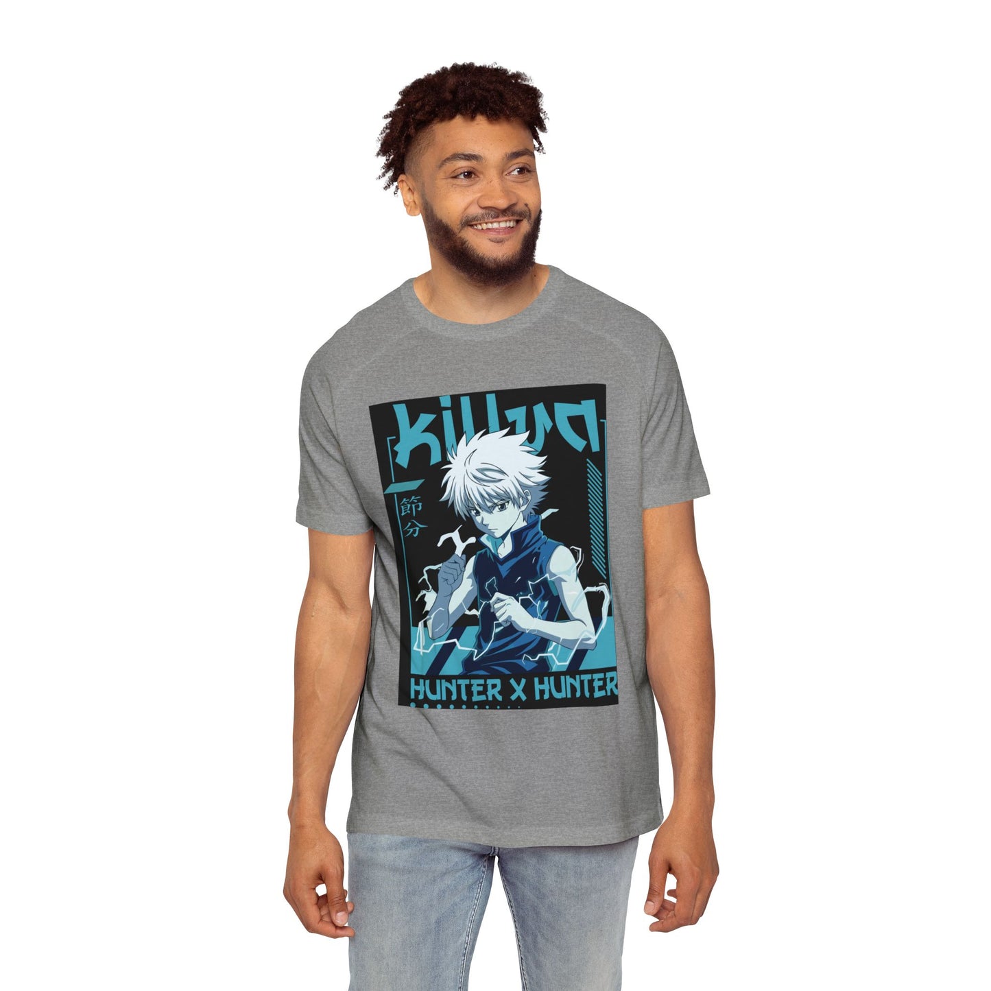 Hunter x Hunter Killua Anime T-Shirt — Men's Graphic Raglan Tee