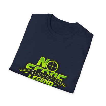 No Scope Legend T-Shirt — Gamer/Streamer Aim Training Tee Printify