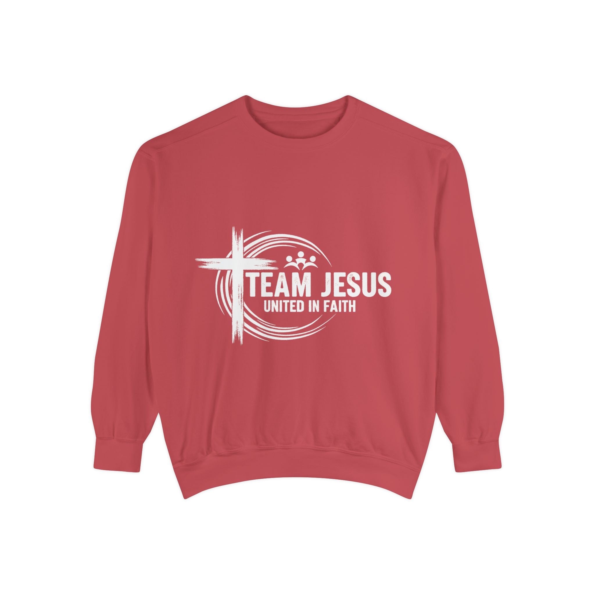 Team Jesus Crewneck Sweatshirt — Faith-Based Christian Graphic Pullover
