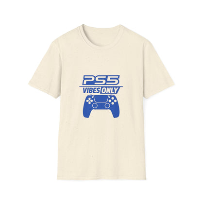 PS5 Vibes Only T-Shirt — Gamer Controller Graphic Tee Printify