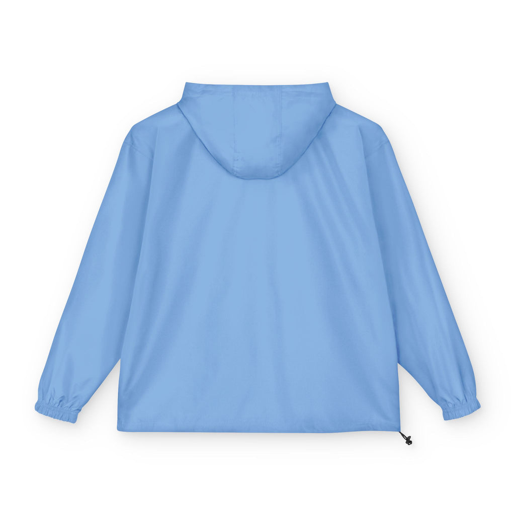 Packable Anorak Jacket – Lightweight Hooded Windbreaker with Small Chest Graphic