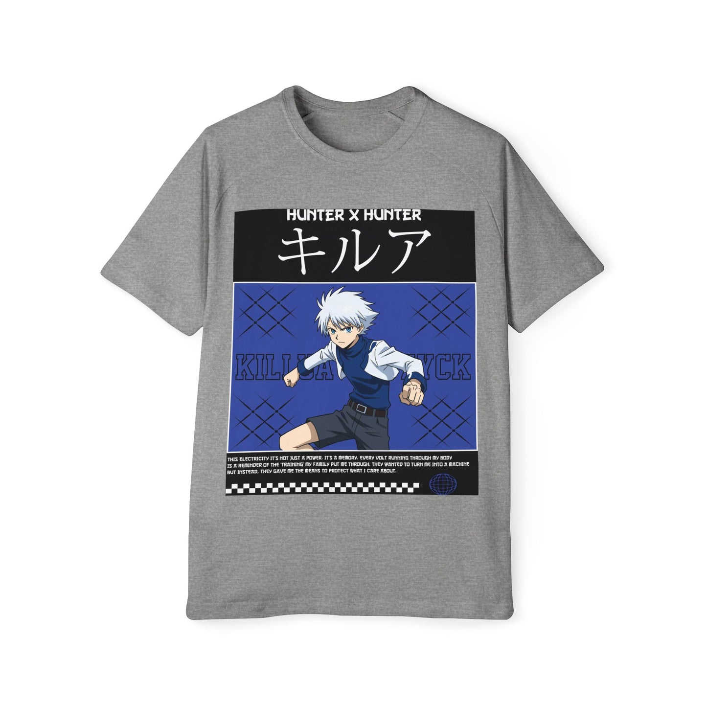 Hunter x Hunter Killua Graphic T-Shirt — Anime Raglan Tee