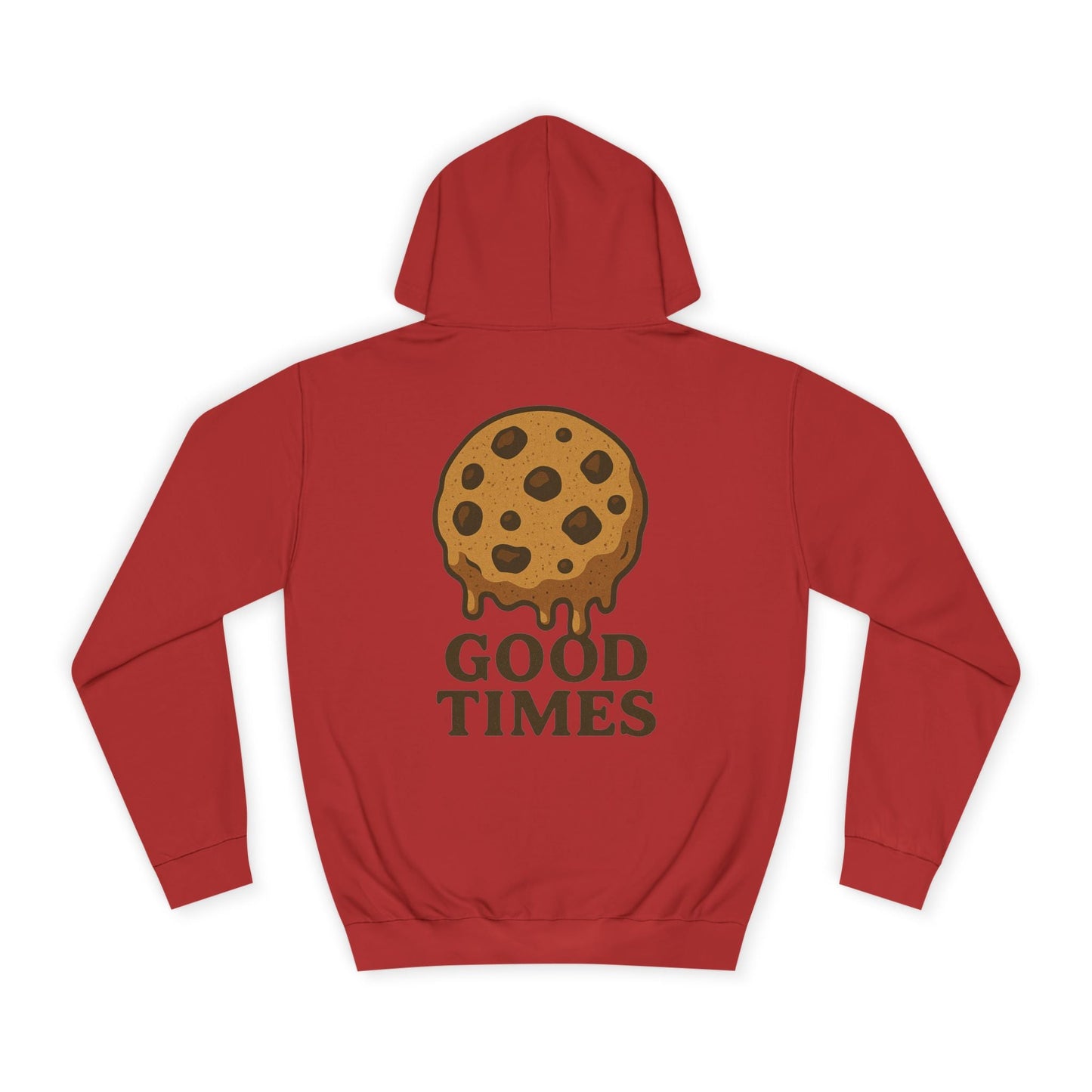 Unisex Cookie “Good Times” Hoodie – Chocolate Chip Graphic Sweatshirt Printify