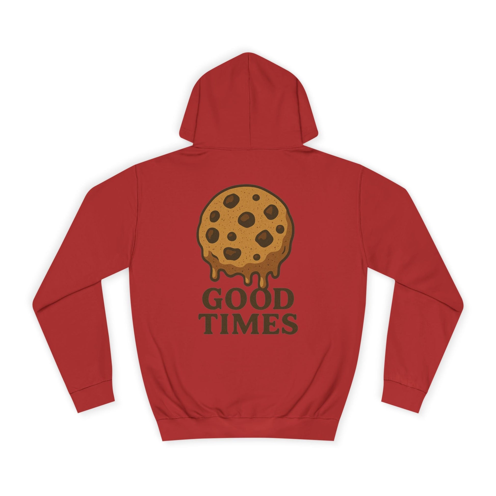 Unisex Cookie “Good Times” Hoodie – Chocolate Chip Graphic Sweatshirt Printify
