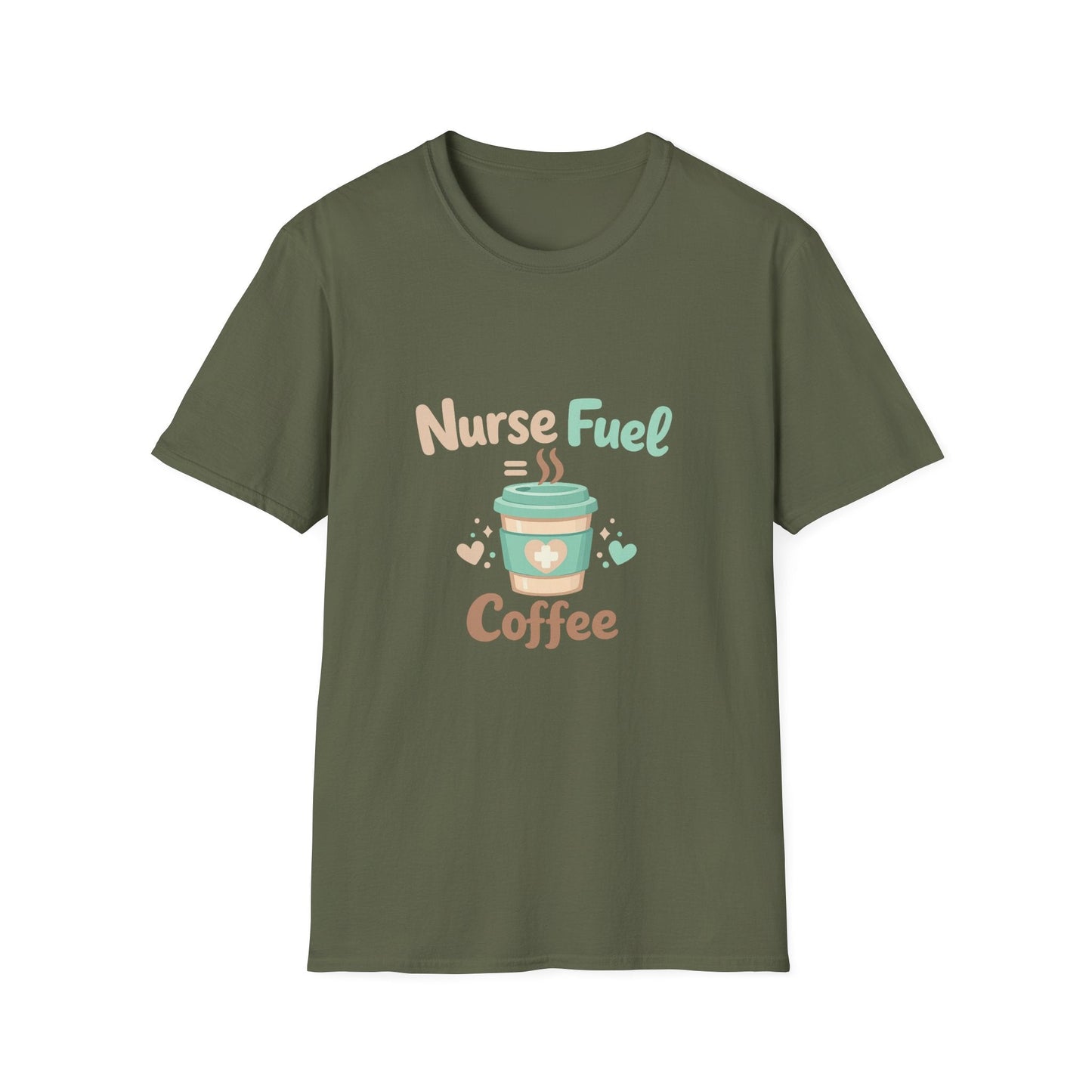 Nurse Fuel Coffee T-Shirt Printify