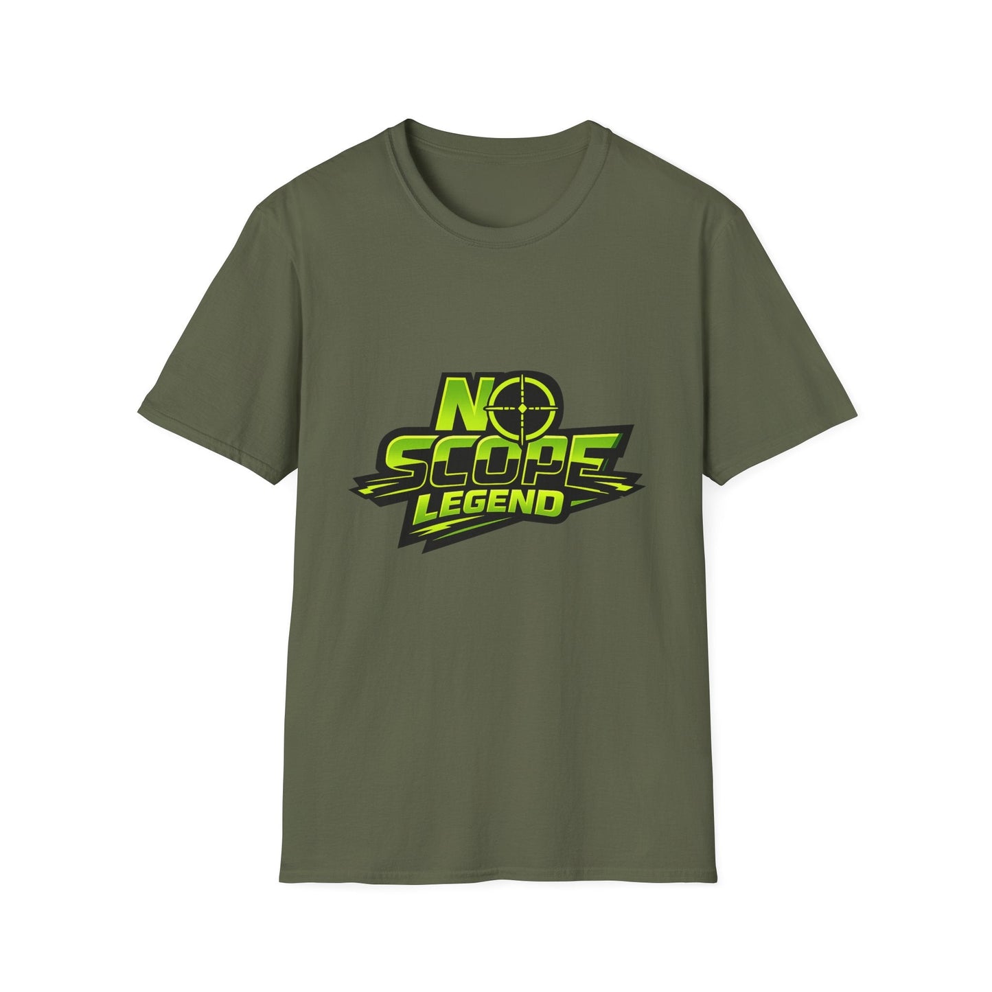 No Scope Legend T-Shirt — Gamer/Streamer Aim Training Tee Printify