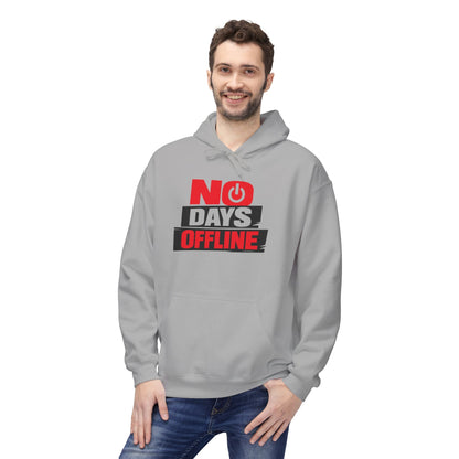 No Days Offline Hoodie — Gamer / Streamer Graphic Pullover Printify
