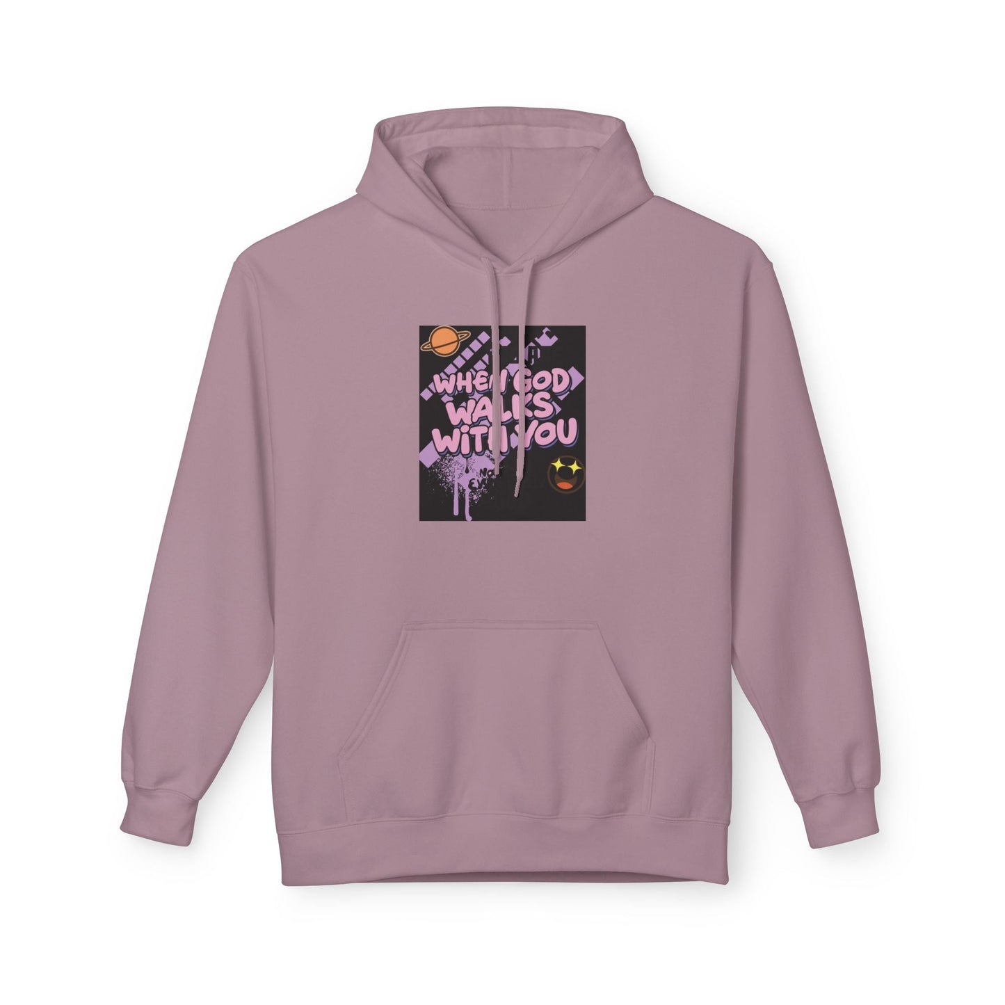 Where God Walks With You Hoodie — Faith-Based Comfort Pullover Printify