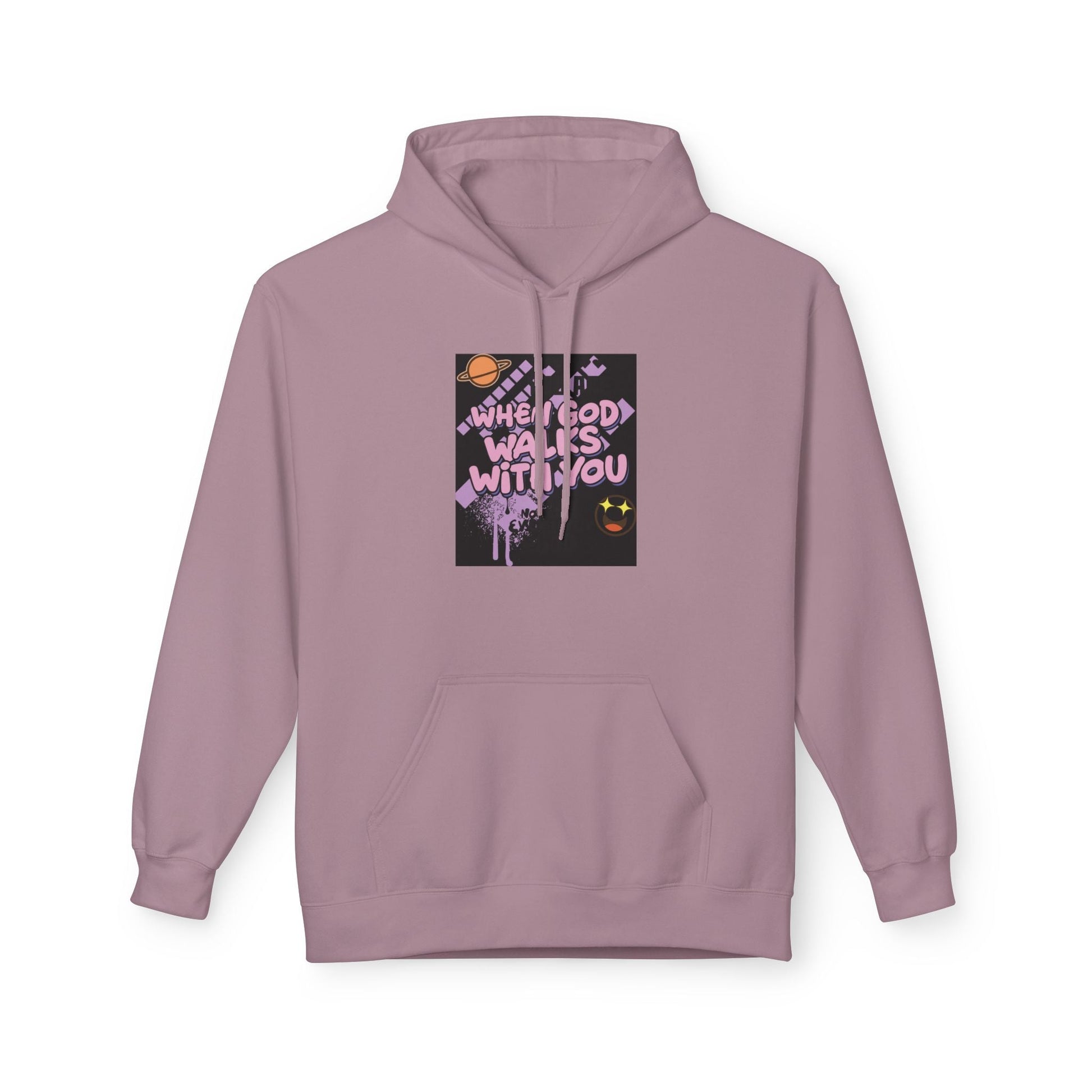 Where God Walks With You Hoodie — Faith-Based Comfort Pullover Printify