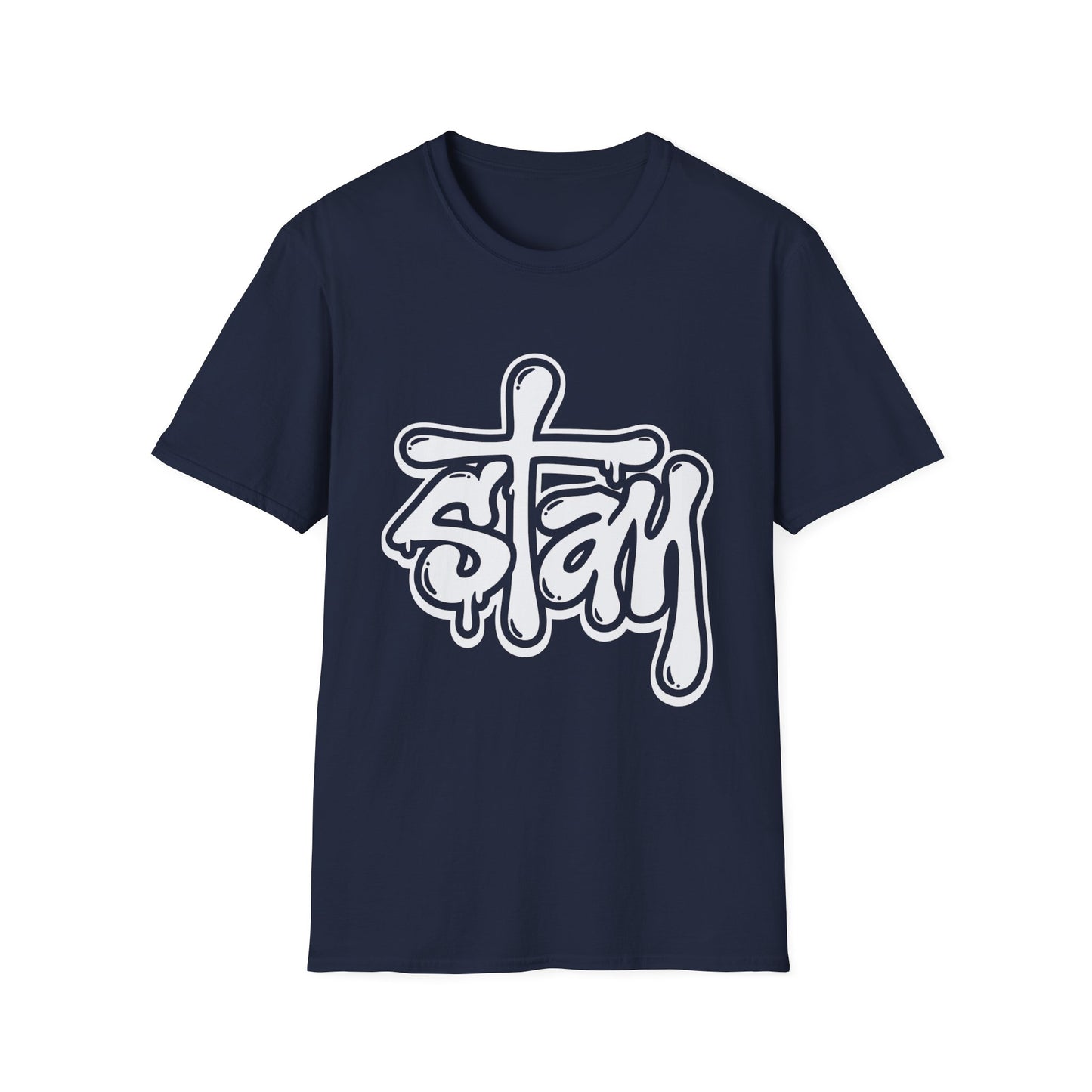 Stay Graffiti T-Shirt — Urban Streetwear Tee with Bold Script