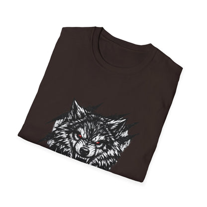 Wolf "Lone Instinct" T-Shirt - Graphic Storm Wolf Tee Printify