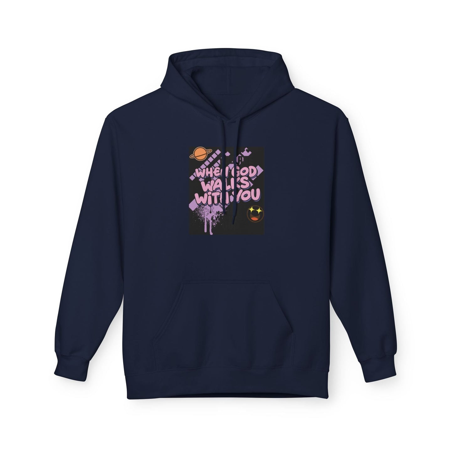 Where God Walks With You Hoodie — Faith-Based Comfort Pullover Printify