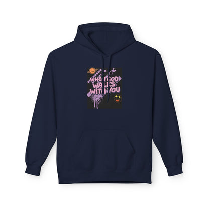 Where God Walks With You Hoodie — Faith-Based Comfort Pullover Printify