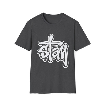 Stay Graffiti T-Shirt — Urban Streetwear Tee with Bold Script