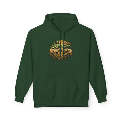 Stay Rooted Hoodie — Forest Nature Graphic Pullover