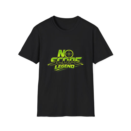 No Scope Legend T-Shirt — Gamer/Streamer Aim Training Tee Printify