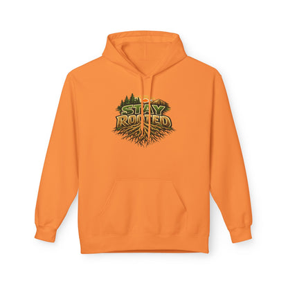 Stay Rooted Hoodie — Forest Nature Graphic Pullover
