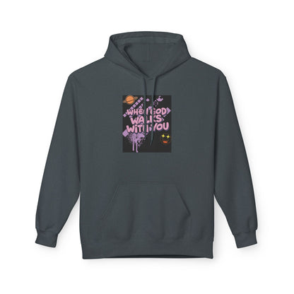 Where God Walks With You Hoodie — Faith-Based Comfort Pullover Printify
