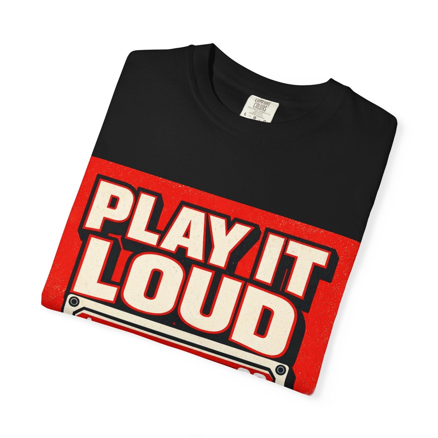 Play It Loud Retro Cassette T-Shirt Printify