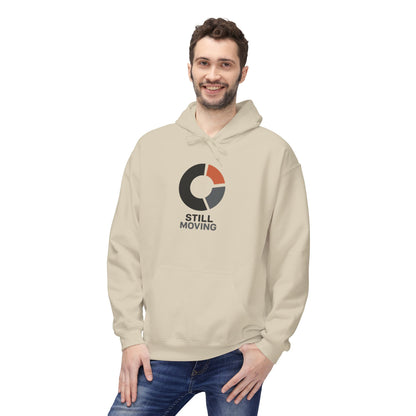 Still Moving Logo Hoodie — Minimalist Motivational Pullover