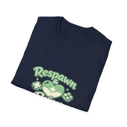 Respawn & Relax T-Shirt — Gamer Retro Controller Graphic Tee