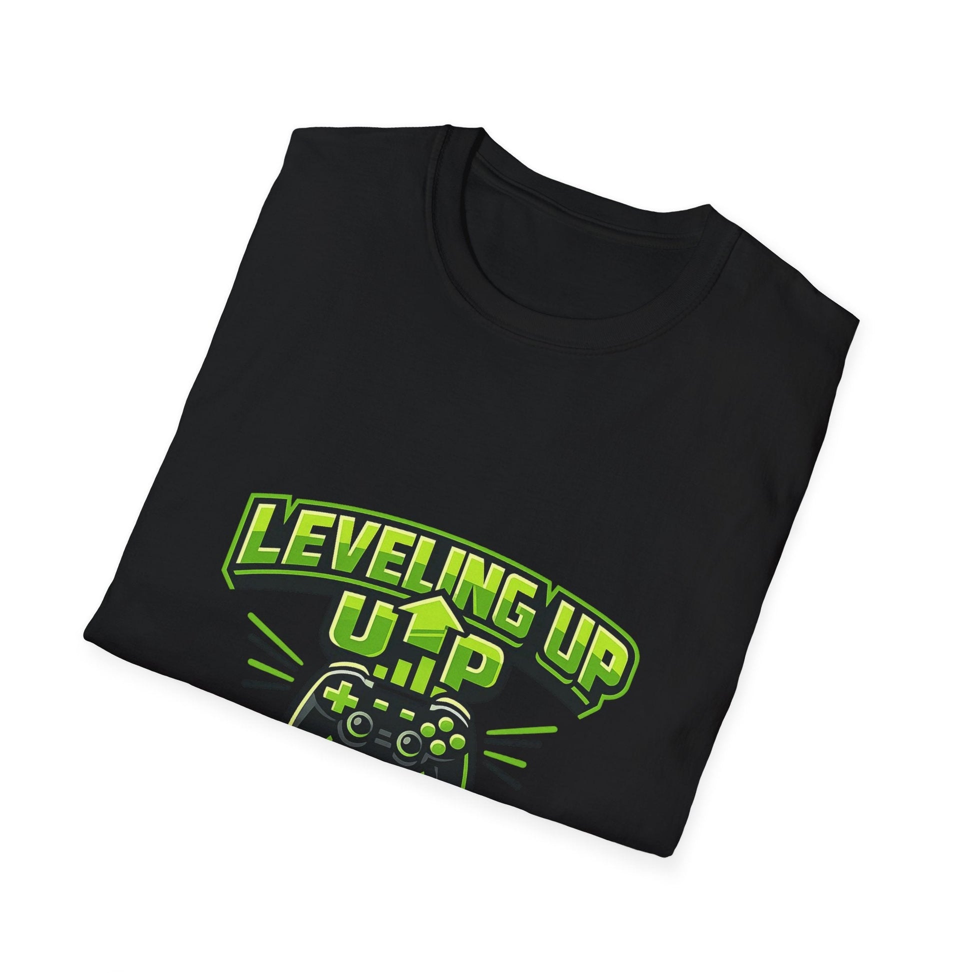 Leveling Up Daily Gamer T-Shirt Printify