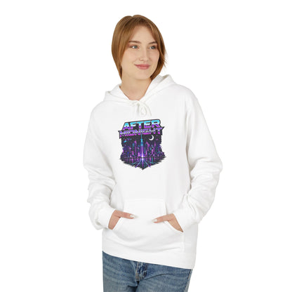 Cyberpunk City 'AFTER' Graphic Hoodie — Retro Futuristic Streetwear Printify
