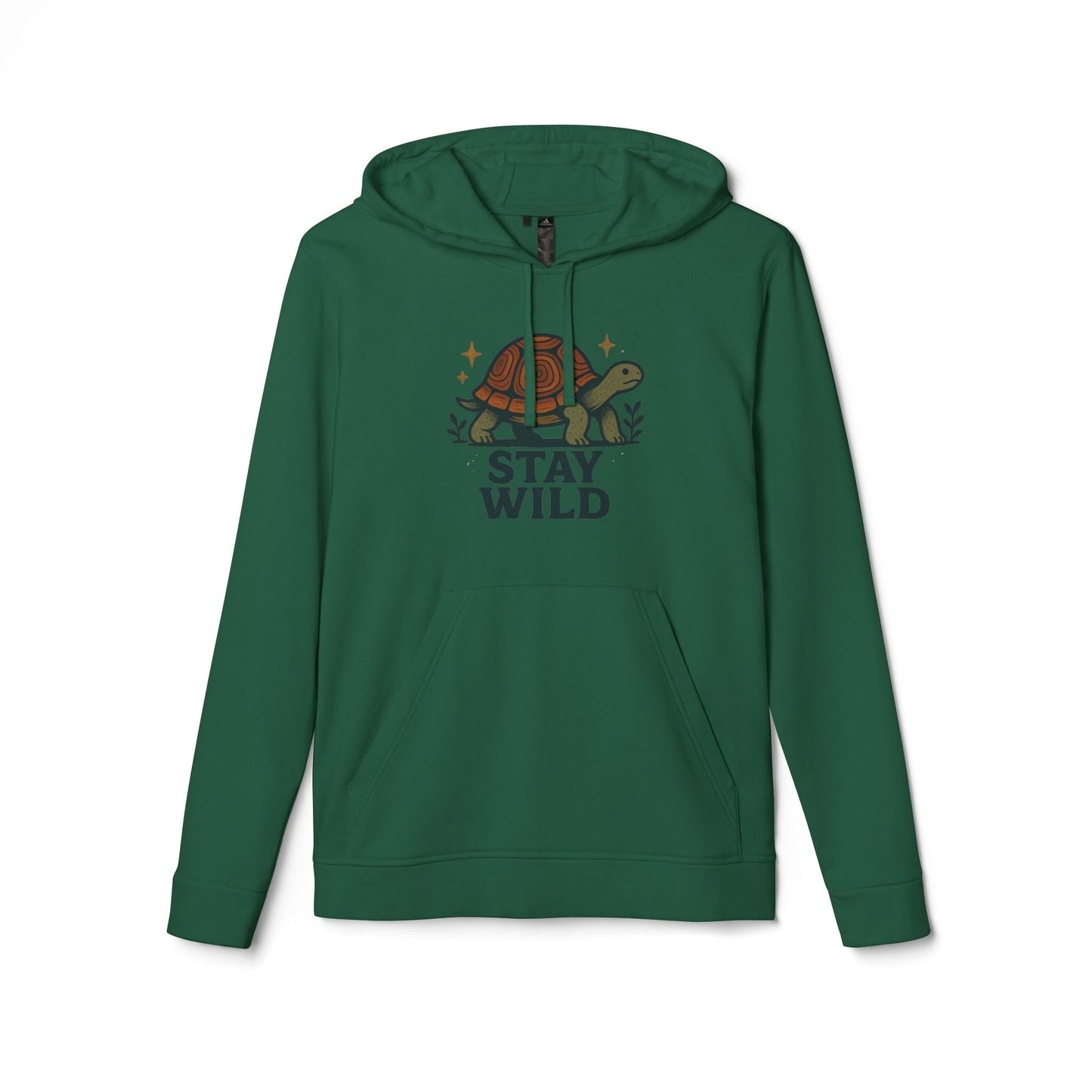 Turtle “Stay Wild” Hoodie for Women – Nature Lover Graphic Hoodie Printify