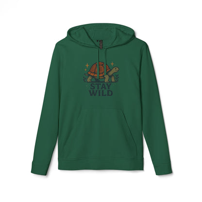Turtle “Stay Wild” Hoodie for Women – Nature Lover Graphic Hoodie Printify