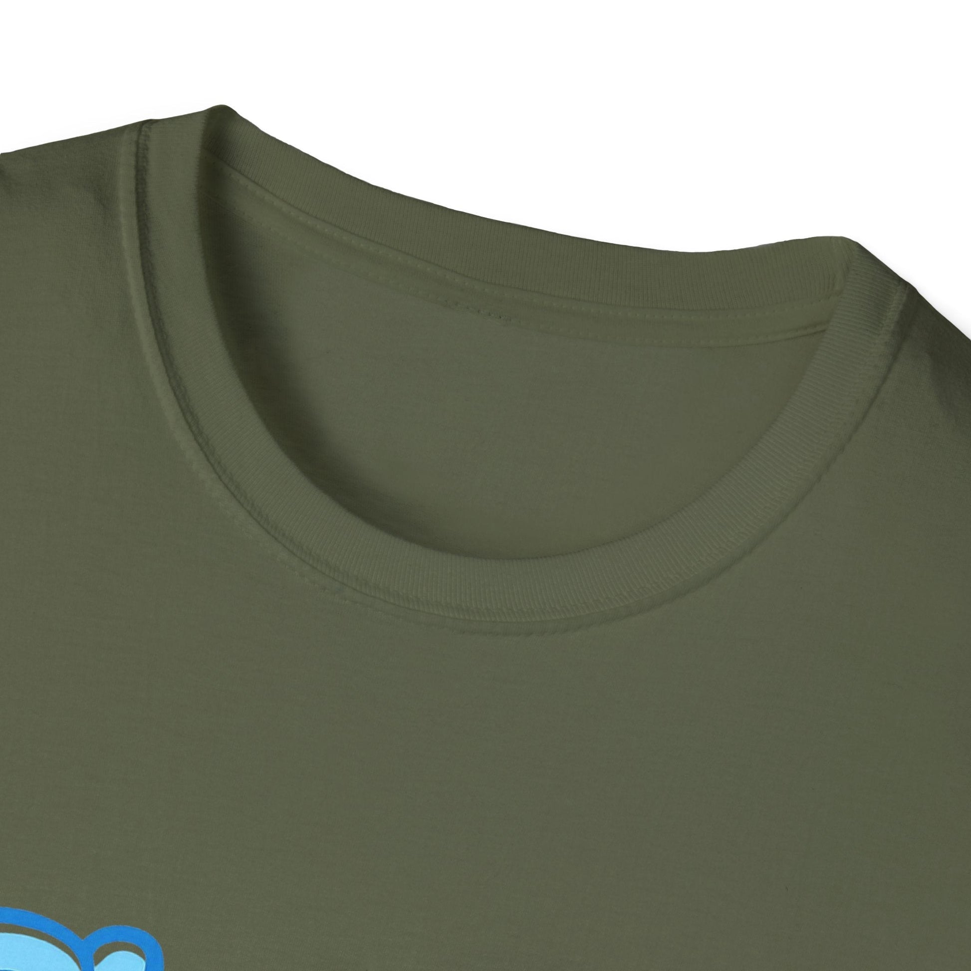 Player 1 Energy T-Shirt — Cute Blue Gamer Controller Graphic Tee Printify
