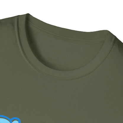 Player 1 Energy T-Shirt — Cute Blue Gamer Controller Graphic Tee Printify