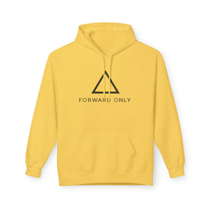 Hoodie — Minimal "Forward Only" Triangle Logo Pullover