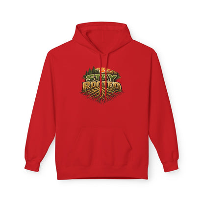 Stay Rooted Hoodie — Forest Nature Graphic Pullover