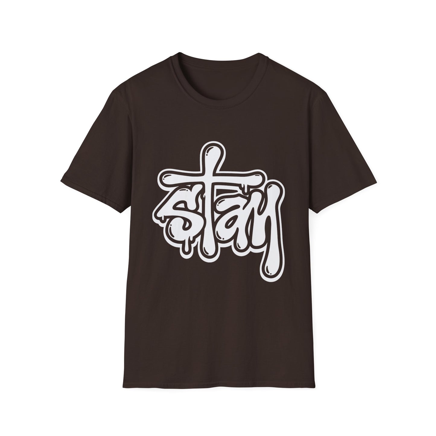 Stay Graffiti T-Shirt — Urban Streetwear Tee with Bold Script