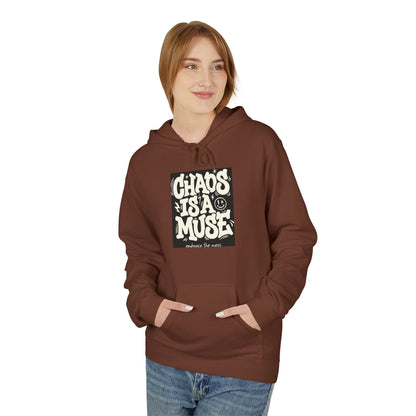 Chaos Is A Muse Hoodie — Retro Psychedelic Graphic Pullover Printify
