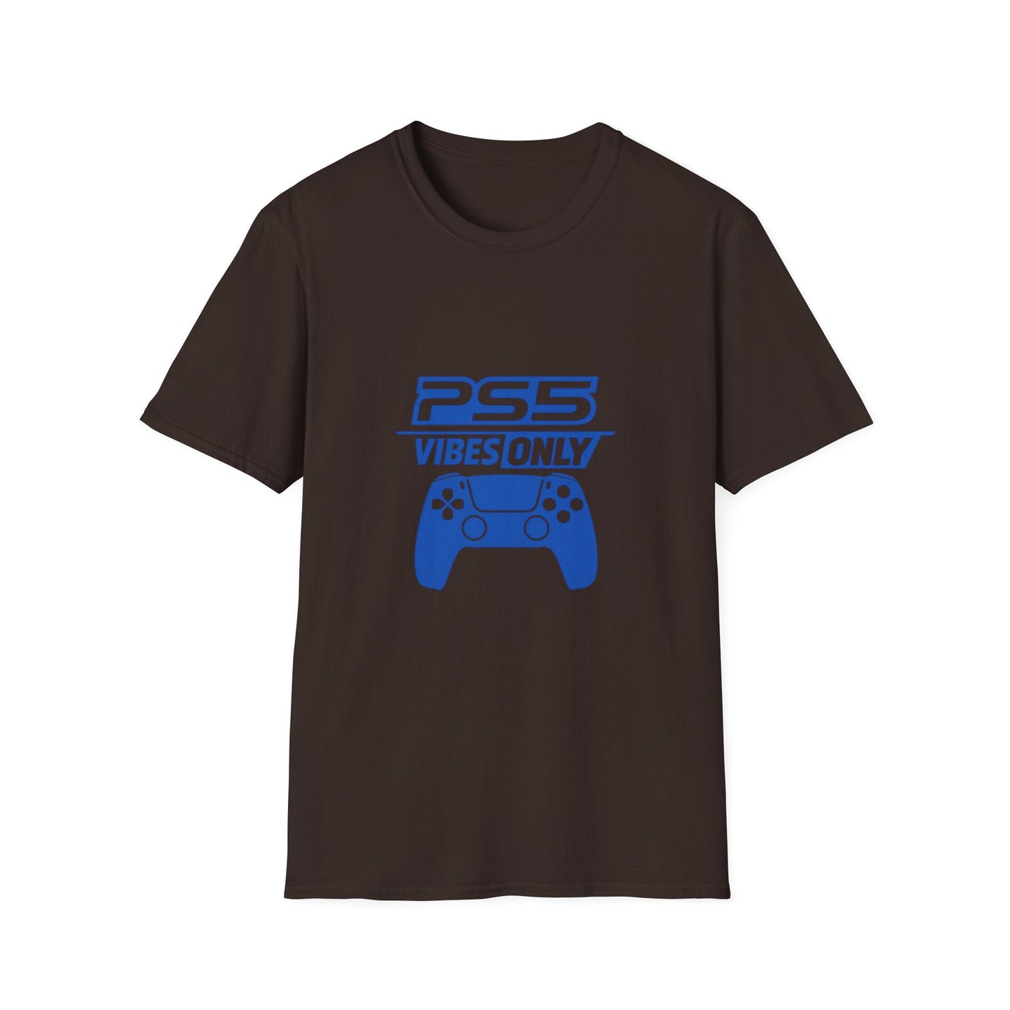 PS5 Vibes Only T-Shirt — Gamer Controller Graphic Tee Printify