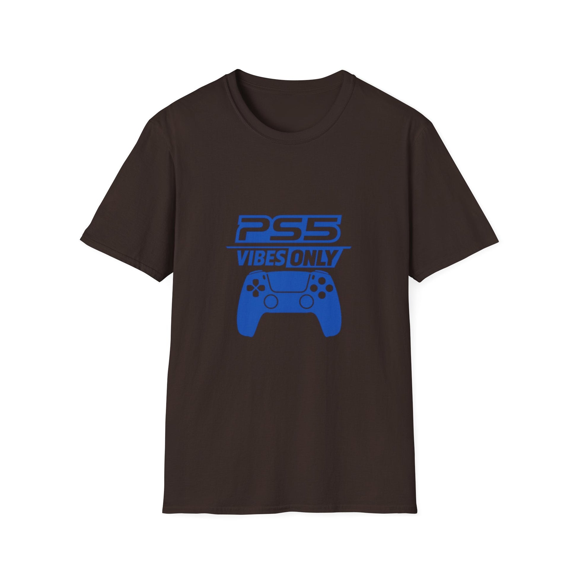PS5 Vibes Only T-Shirt — Gamer Controller Graphic Tee Printify