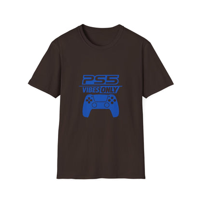PS5 Vibes Only T-Shirt — Gamer Controller Graphic Tee Printify