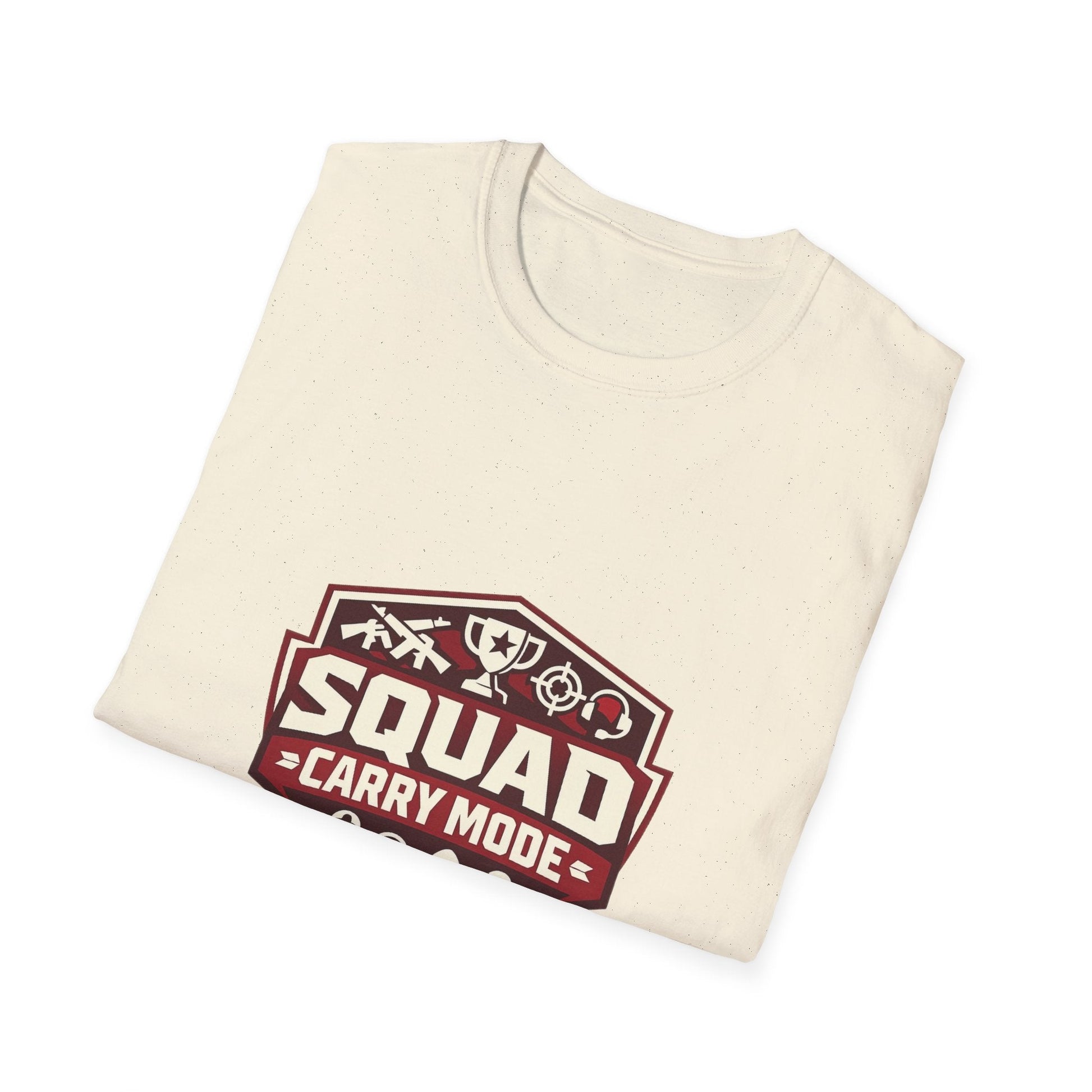 Squad Carry Mode T-Shirt — Gamer Team Logo Tee Printify