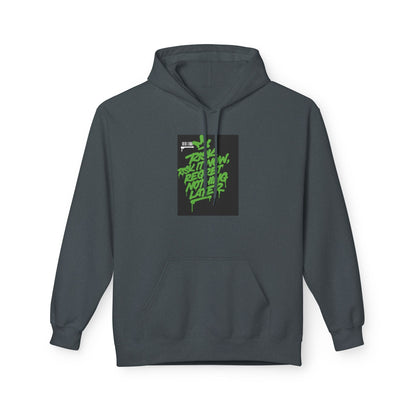Retro Green Script Graphic Hoodie — "Push Your Limits" Streetwear Pullover Printify