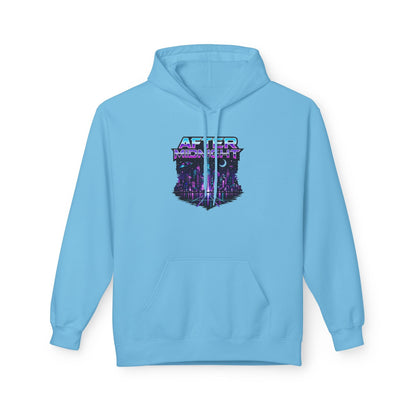 Cyberpunk City 'AFTER' Graphic Hoodie — Retro Futuristic Streetwear Printify